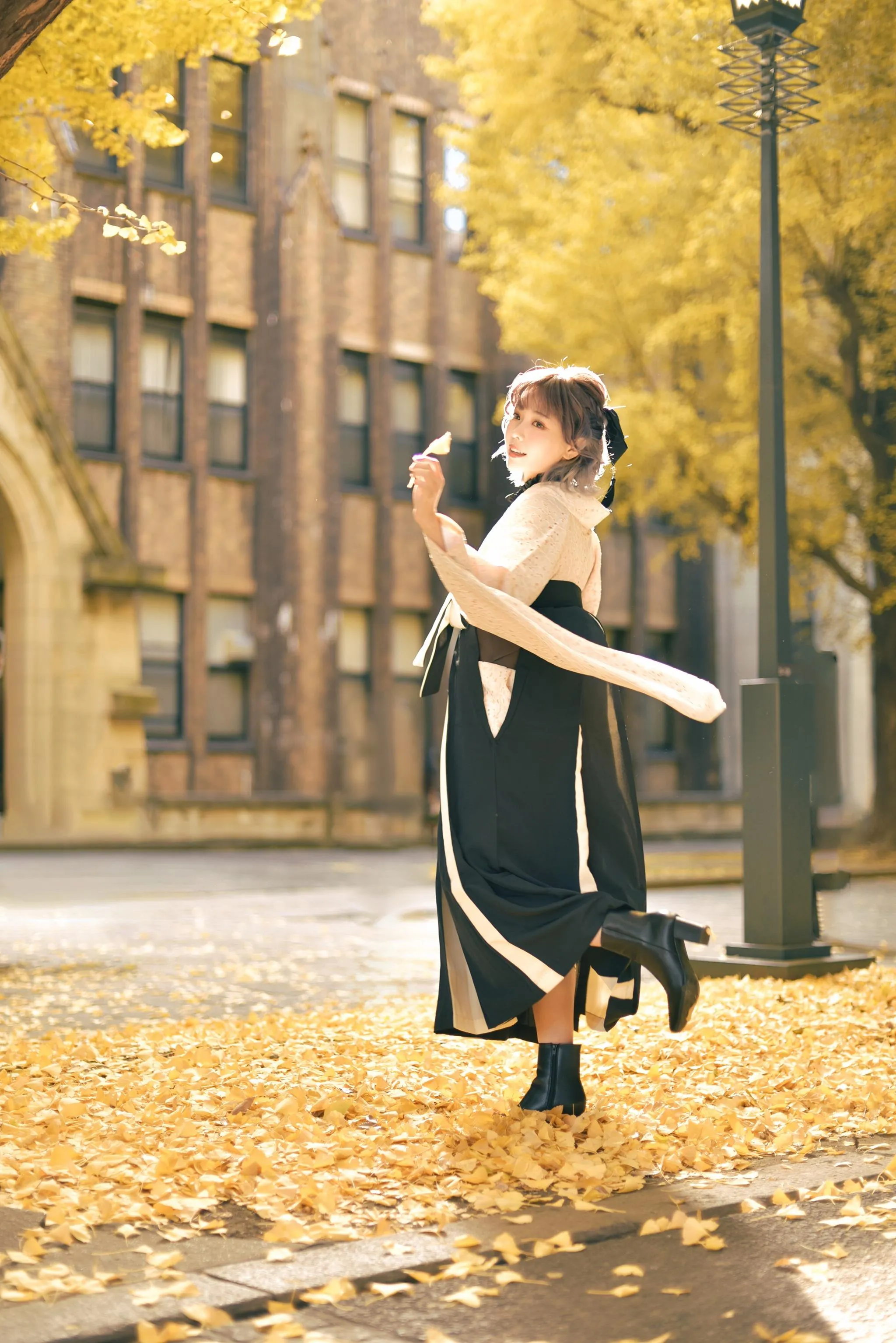 ElyEE子 – NO.130 23年11月订阅-Ginkgo Hakama [38P]插图2